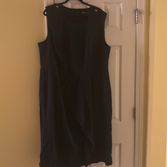 Jason Wu x Eloquii Pinstripe Origami Dress - Picture 4 of 6